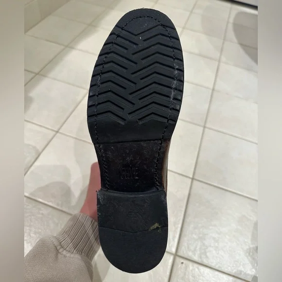 Frye Brown Leather Ankle Boots - Picture 12 of 12